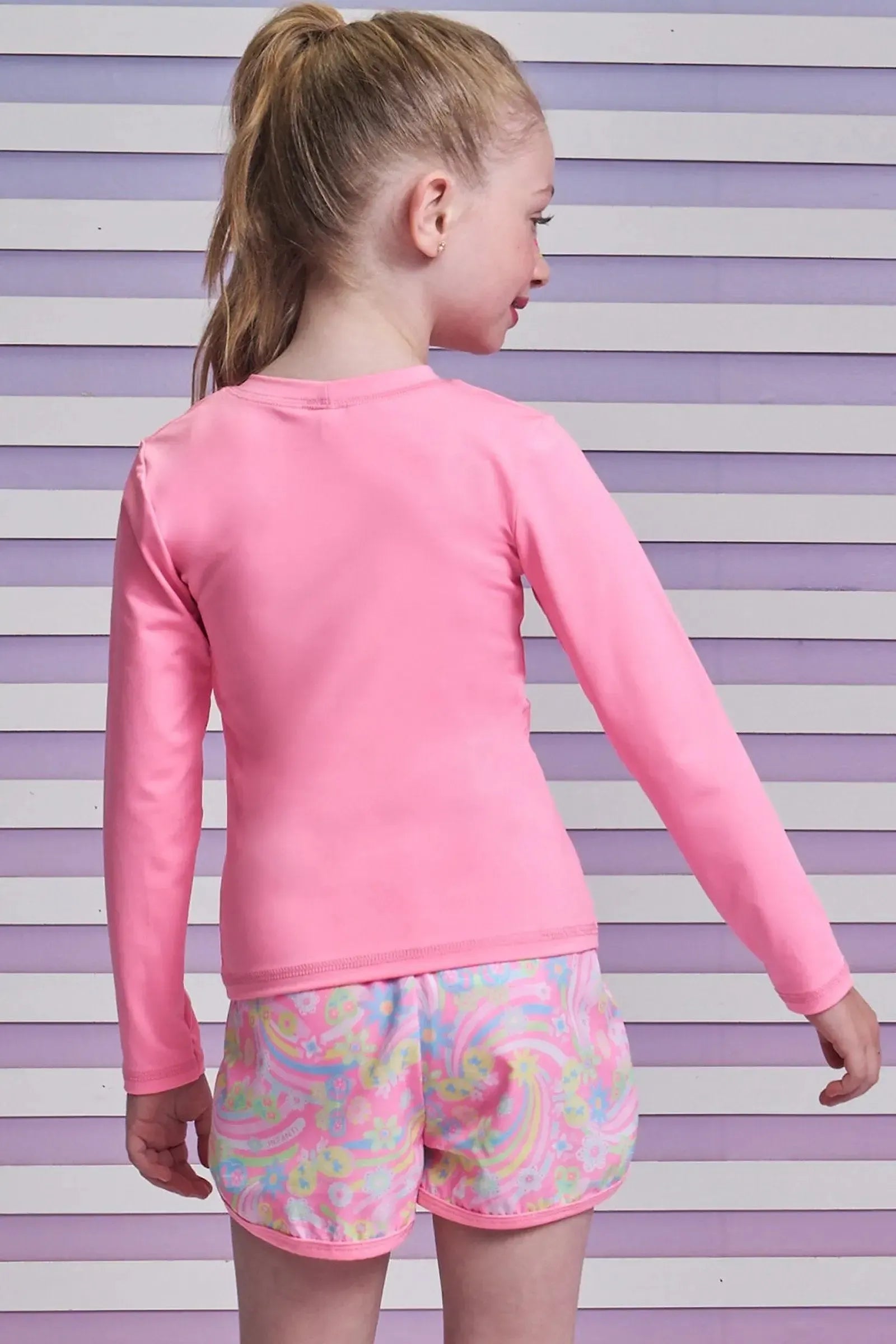 Blusa em Malha UV Dry com Proteção UV 50+ 95247 Infanti Infantil Menina