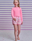 Blusa em Malha UV Dry com Proteção UV 50+ 95247 Infanti Infantil Menina