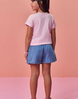 Blusa em Meia Malha 99303 Infanti Infantil Menina
