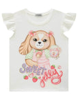 Blusa em Meia Malha 83015 Infanti Infantil Menina