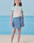 Blusa em Meia Malha 83678 Infanti Infantil Menina