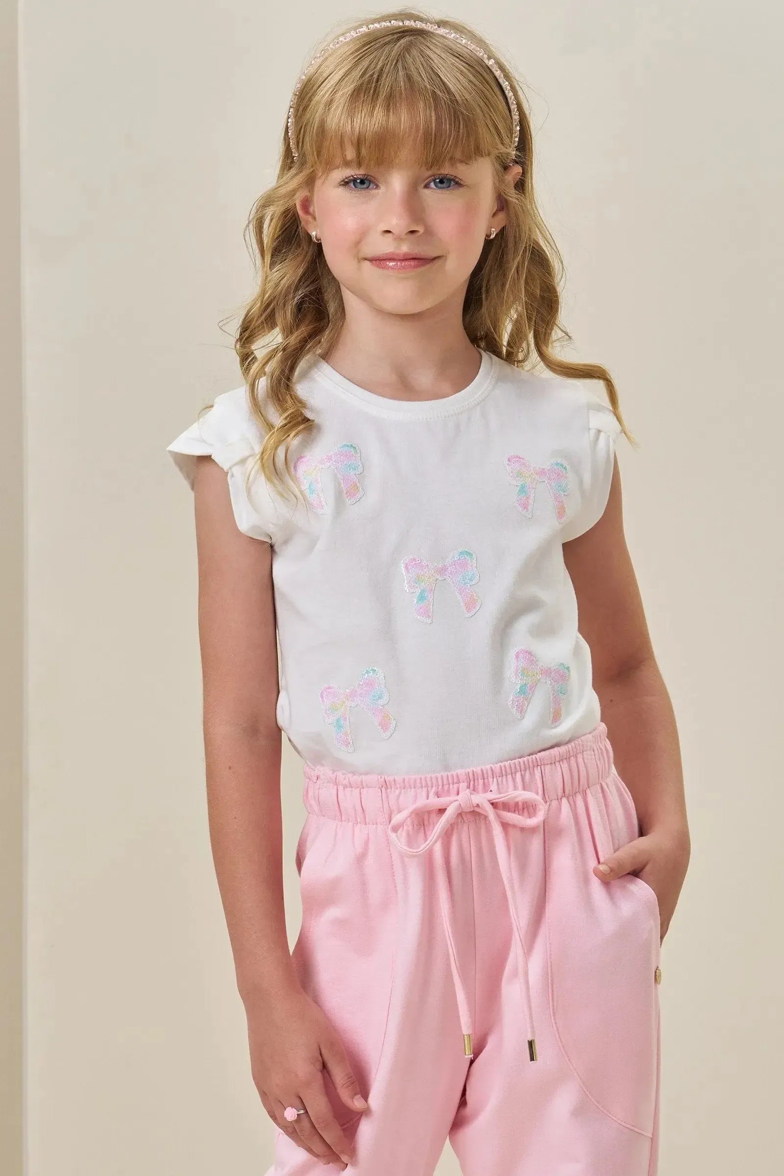 Blusa em Meia Malha 85897 Infanti Infantil Menina
