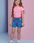 Blusa em Meia Malha 93435 Infanti Infantil Menina