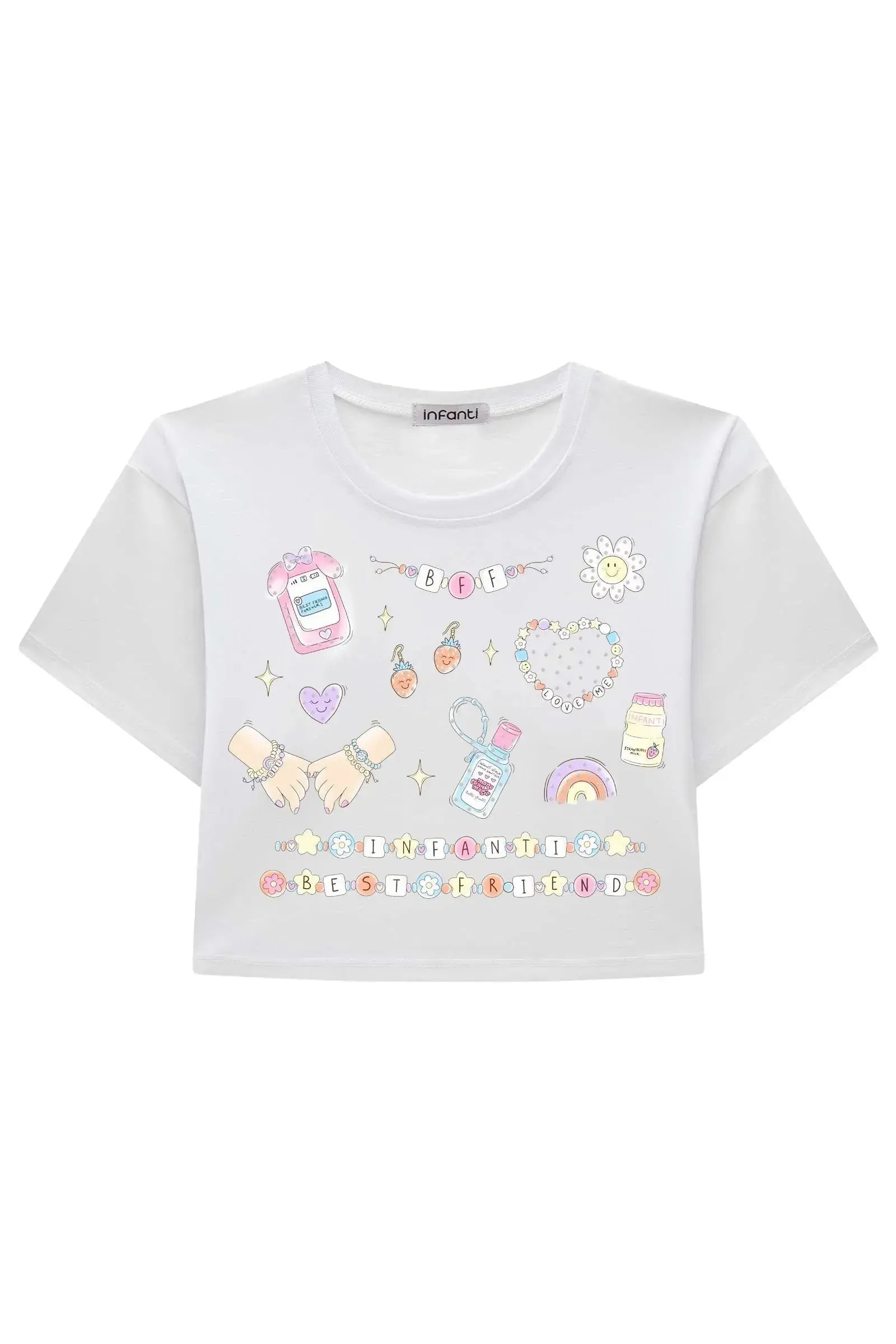 Blusa em Meia Malha 93436 Infanti Infantil Menina