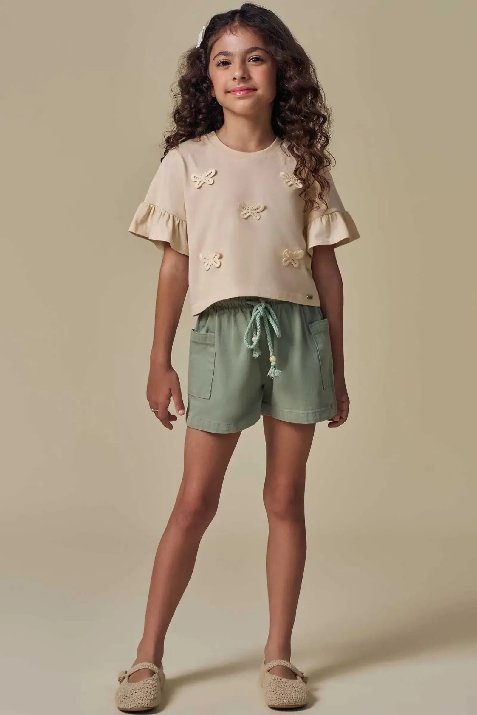 Blusa em Meia Malha 94489 Infanti Infantil Menina