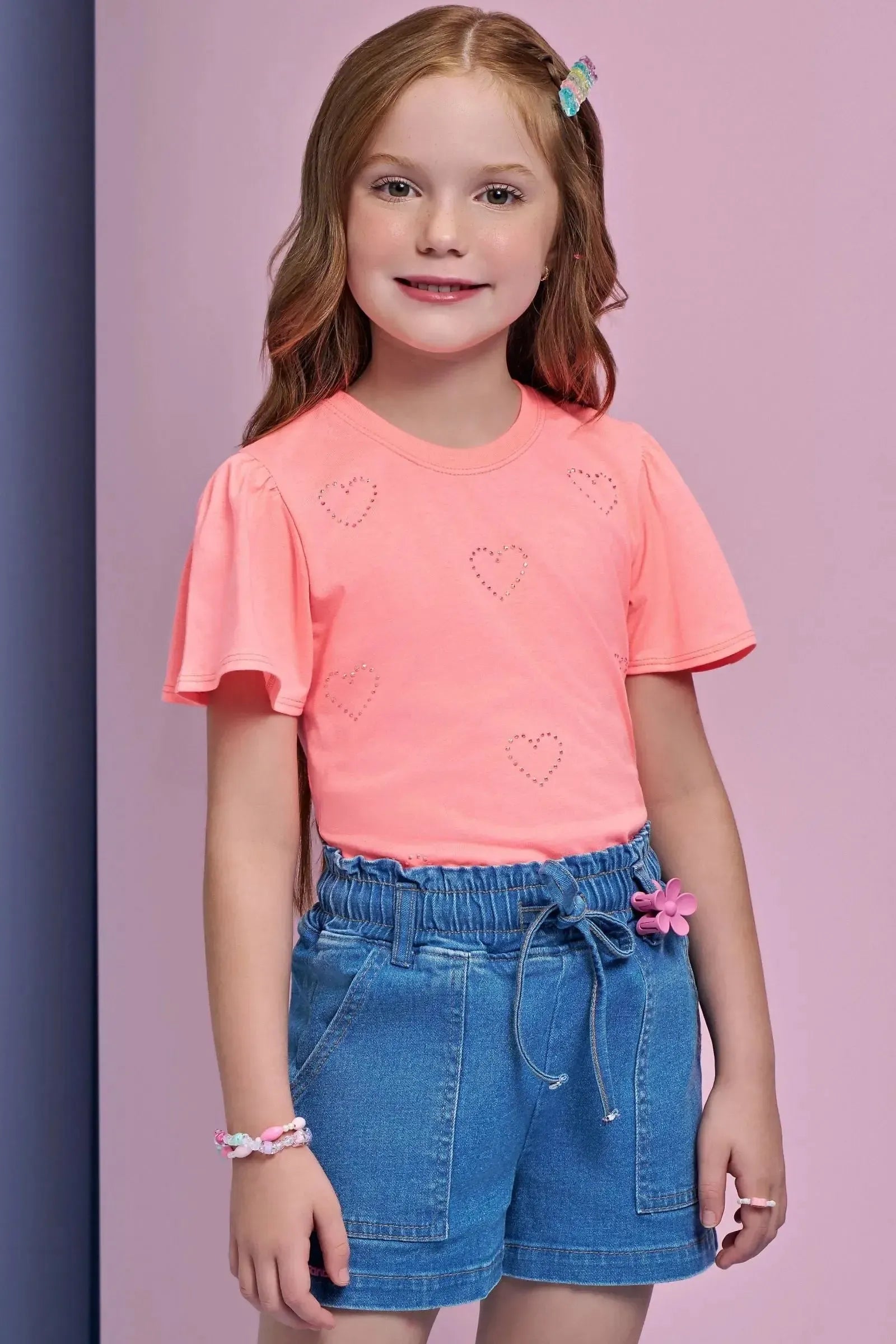 Blusa em Meia Malha 94595 Infanti Infantil Menina
