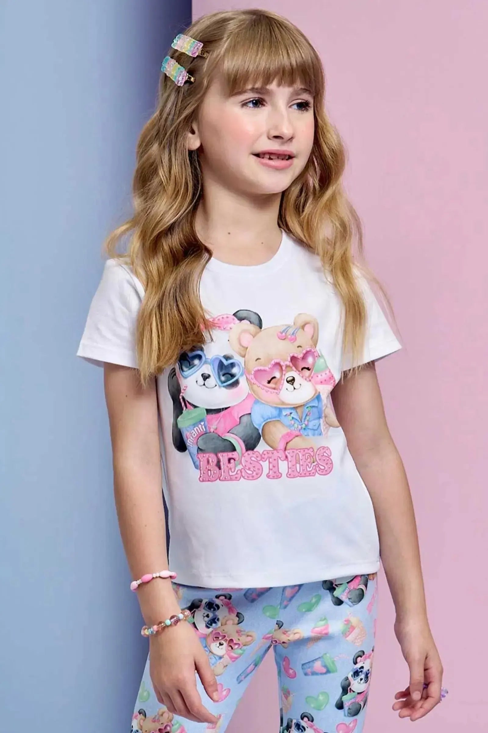 Blusa em Meia Malha 94920 Infanti Infantil Menina