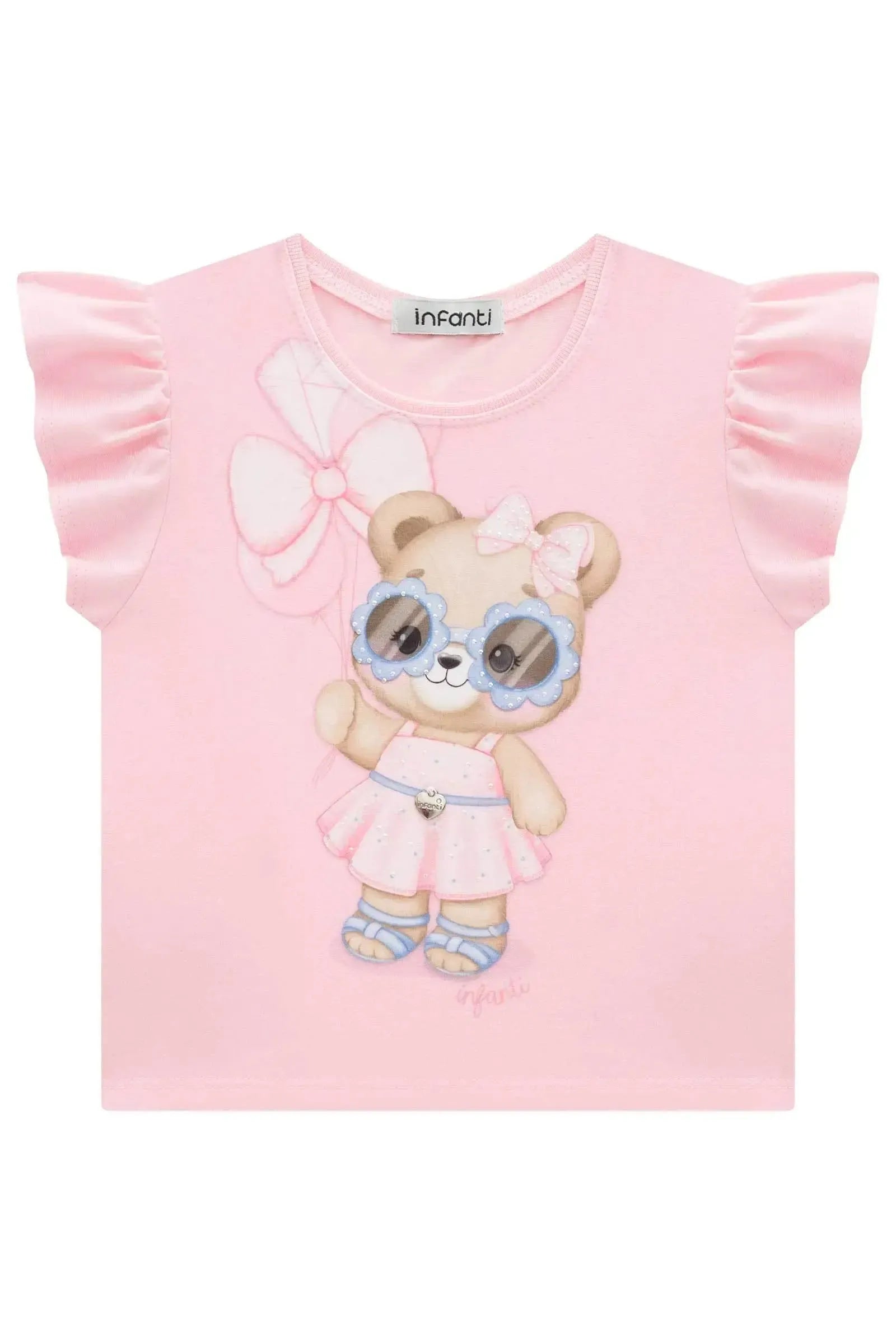 Blusa em Meia Malha 94927 Infanti Infantil Menina