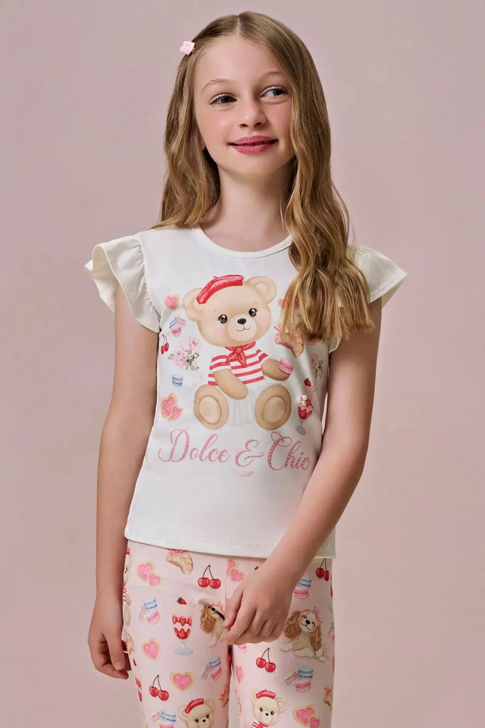 Blusa em Meia Malha 95757 Infanti Infantil Menina