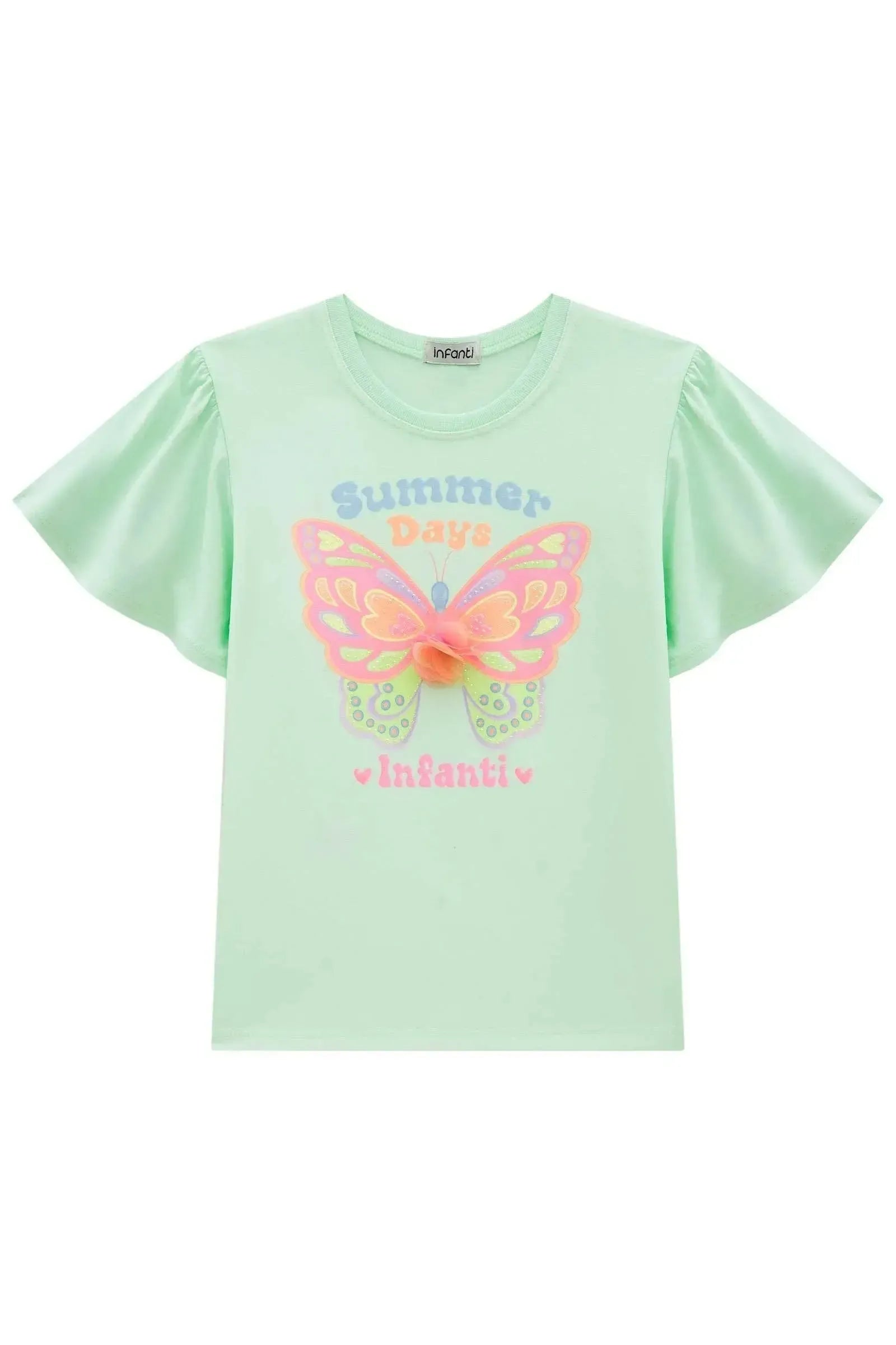 Blusa em Meia Malha 95868 Infanti Infantil Menina