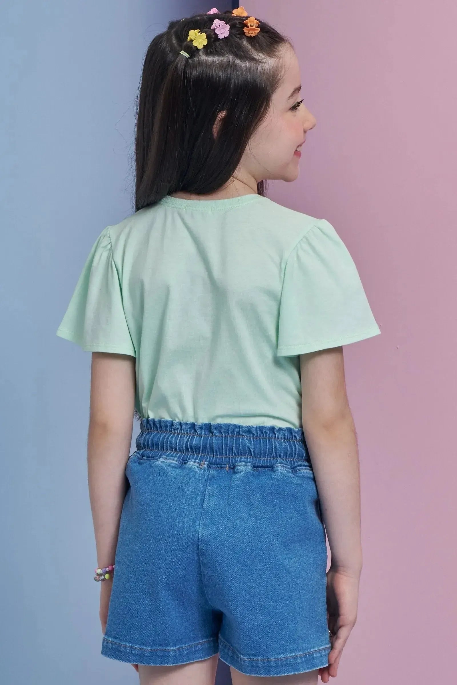 Blusa em Meia Malha 95868 Infanti Infantil Menina