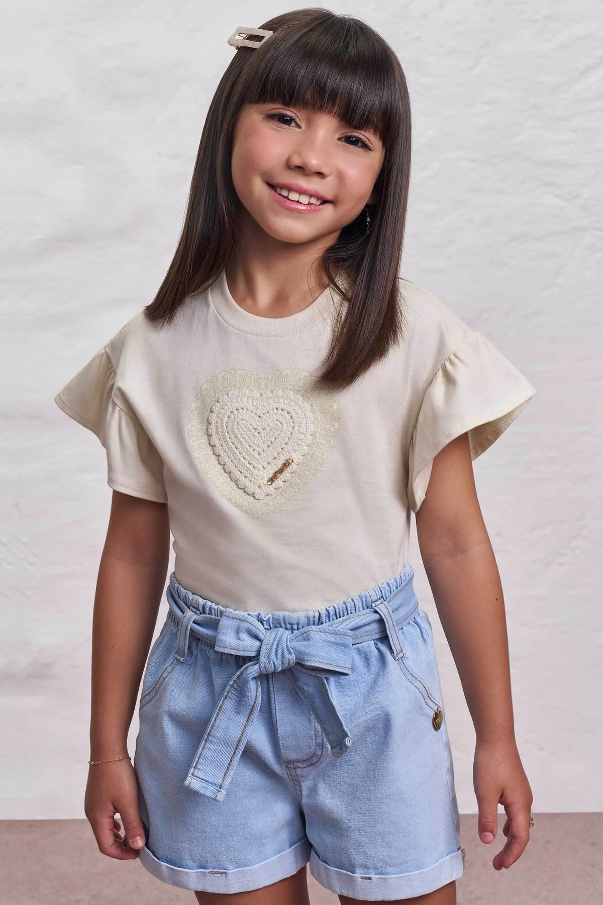 Blusa em Meia Malha 98349 Infanti Infantil Menina