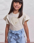 Blusa em Meia Malha 98349 Infanti Infantil Menina