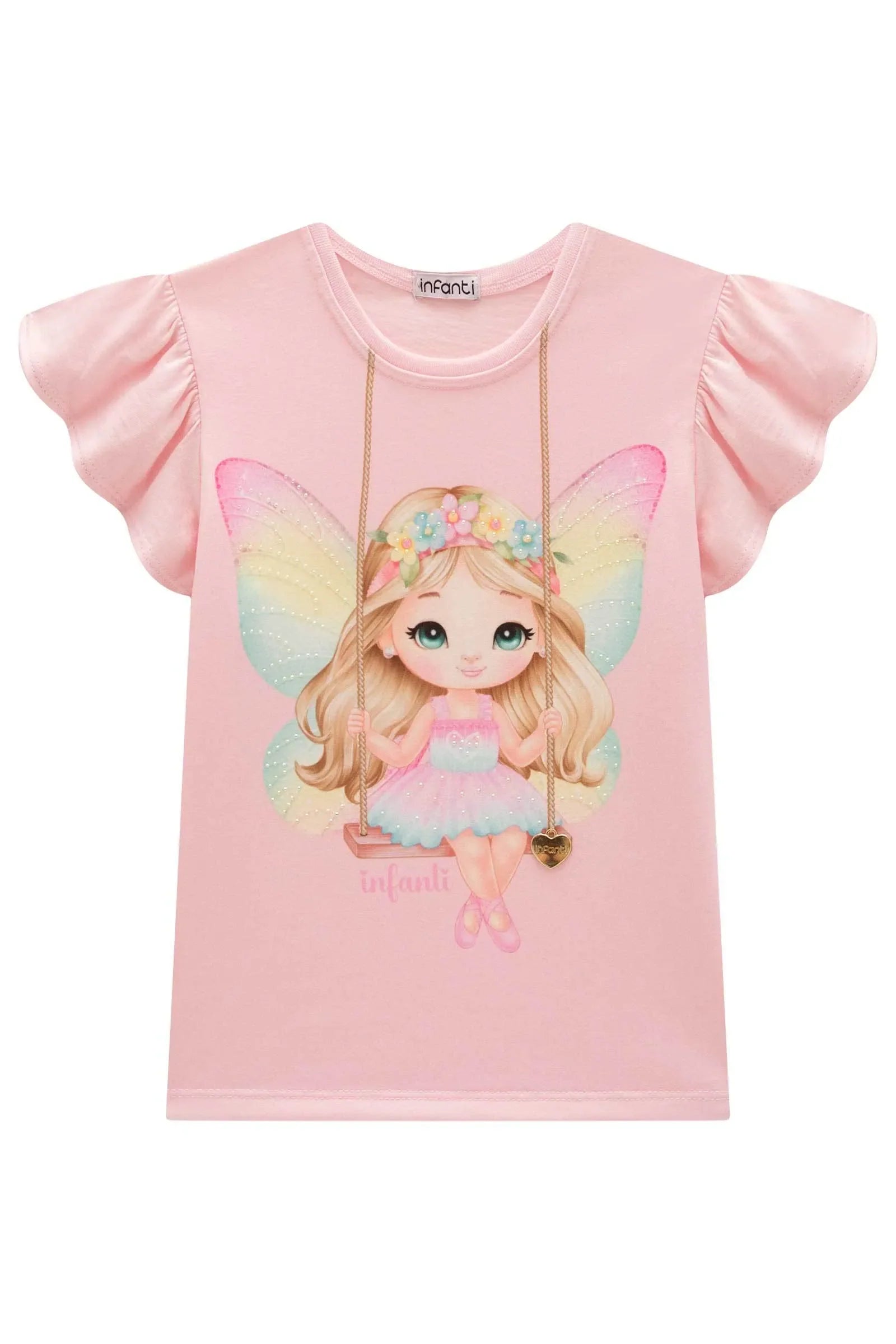 Blusa em Meia Malha 98580 Infanti Infantil Menina