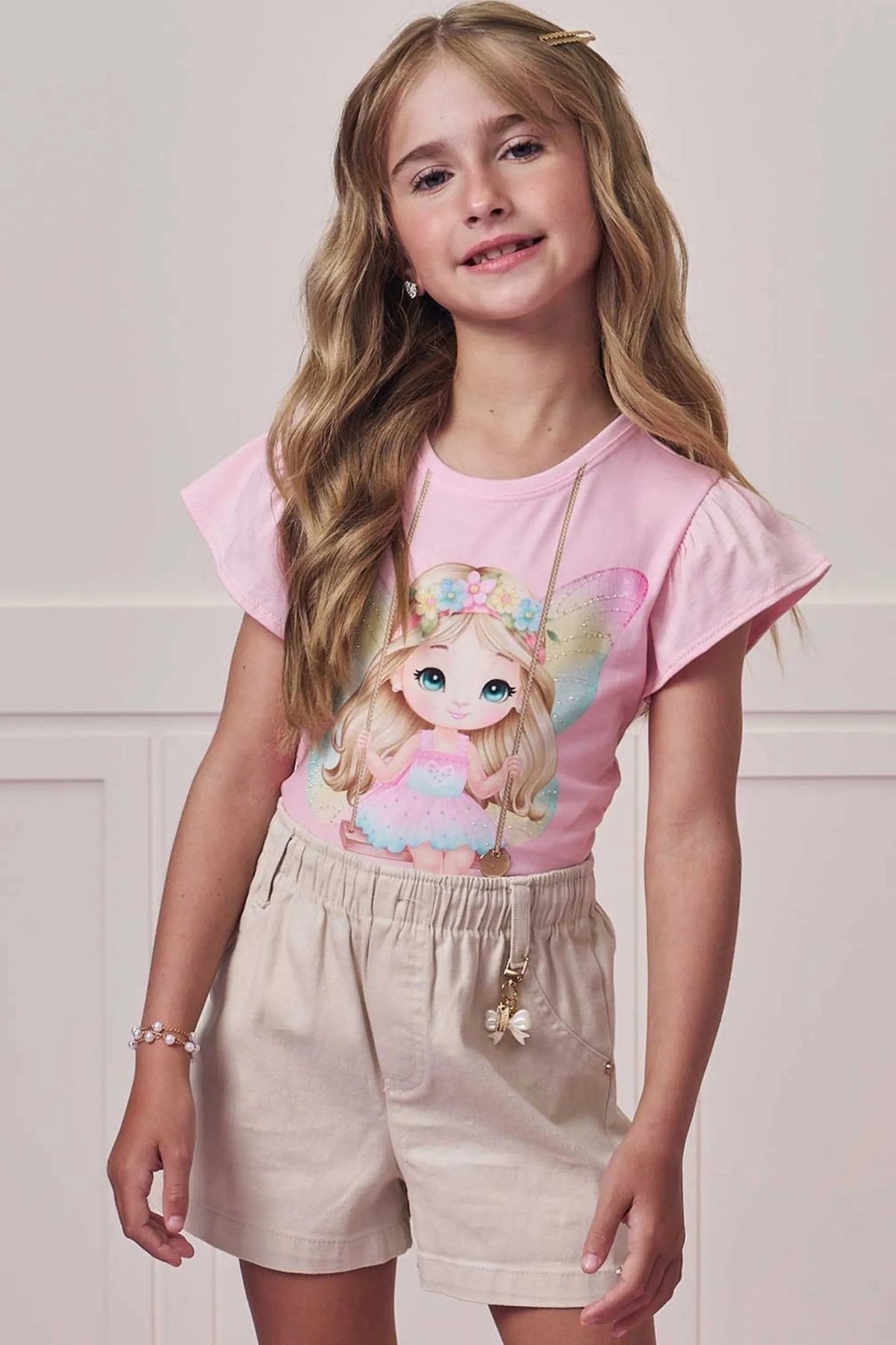Blusa em Meia Malha 98580 Infanti Infantil Menina