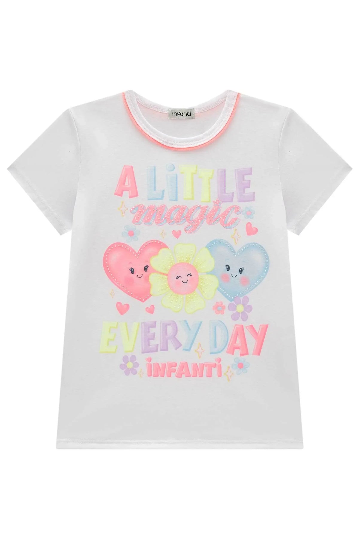 Blusa em Meia Malha 98609 Infanti Infantil Menina