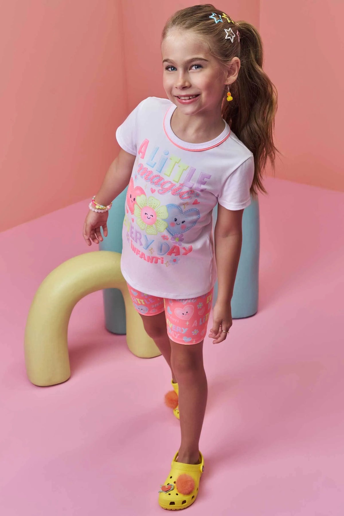 Blusa em Meia Malha 98609 Infanti Infantil Menina