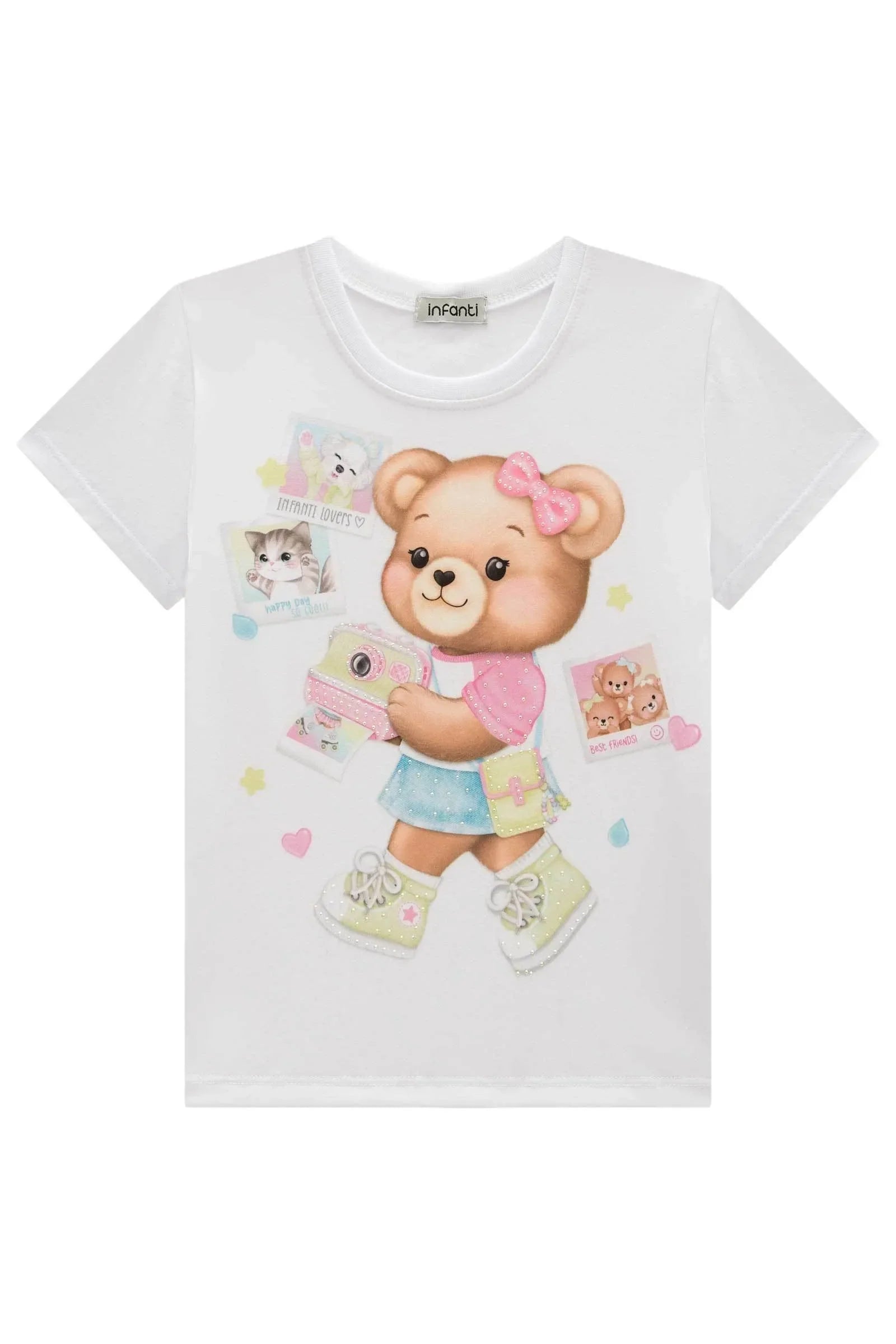 Blusa em Meia Malha 98995 Infanti Infantil Menina