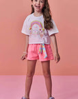 Blusa em Meia Malha 99391 Infanti Infantil Menina
