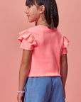 Blusa em Meia Malha 99405 Infanti Infantil Menina