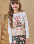 Blusa em Termoskin Peluciado 89413 Infanti Infantil Menina