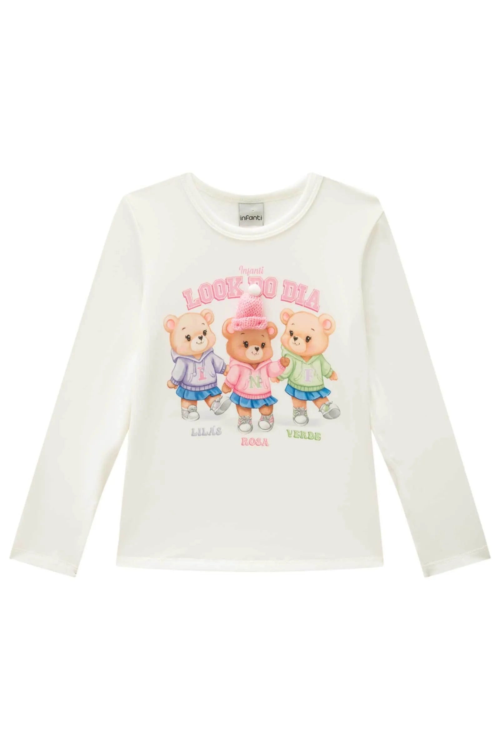 Blusa em Termoskin Peluciado 89669 Infanti Infantil Menina