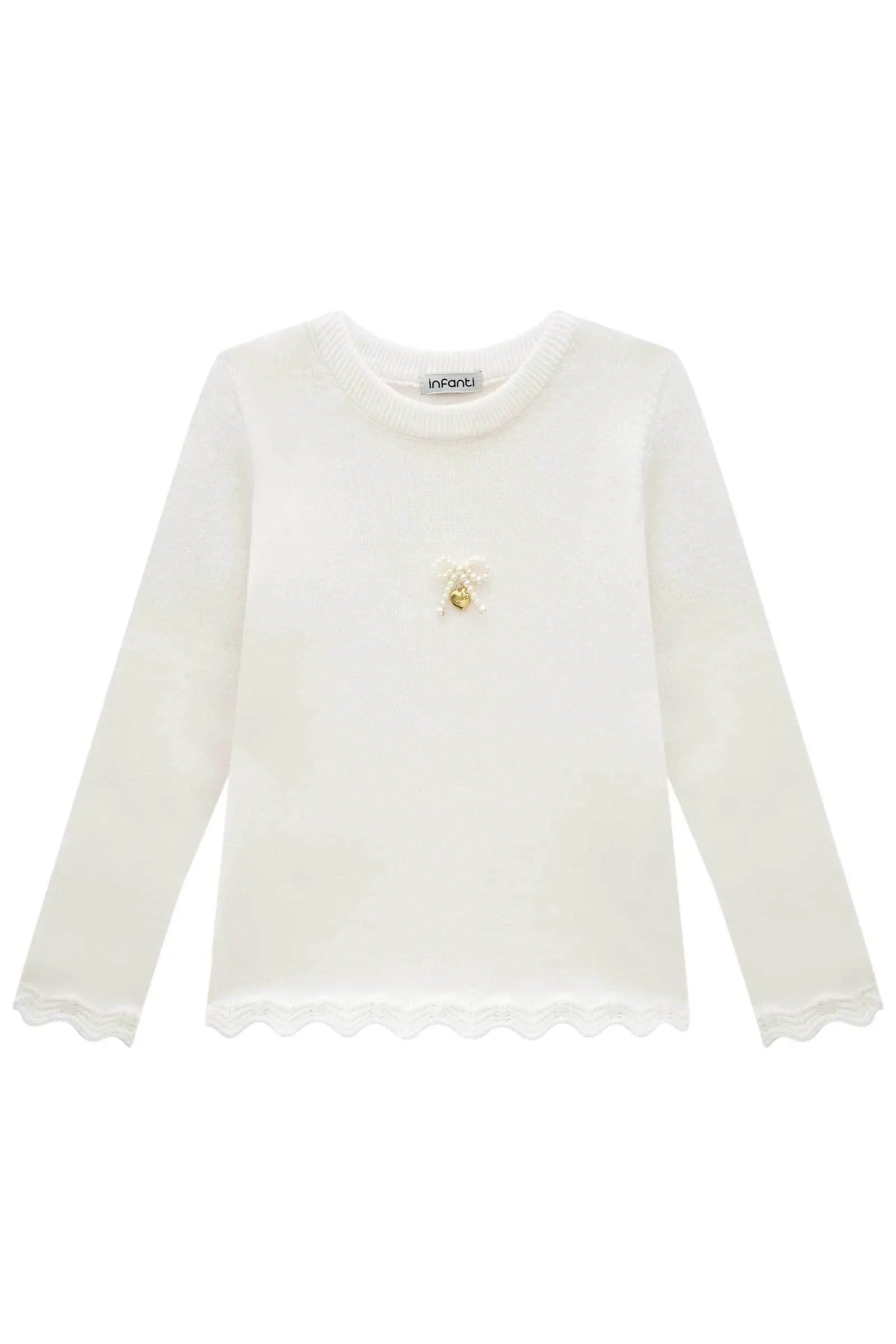 Blusa em Tricot Prime 87683 Infanti Infantil Menina