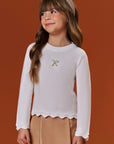 Blusa em Tricot Prime 87683 Infanti Infantil Menina