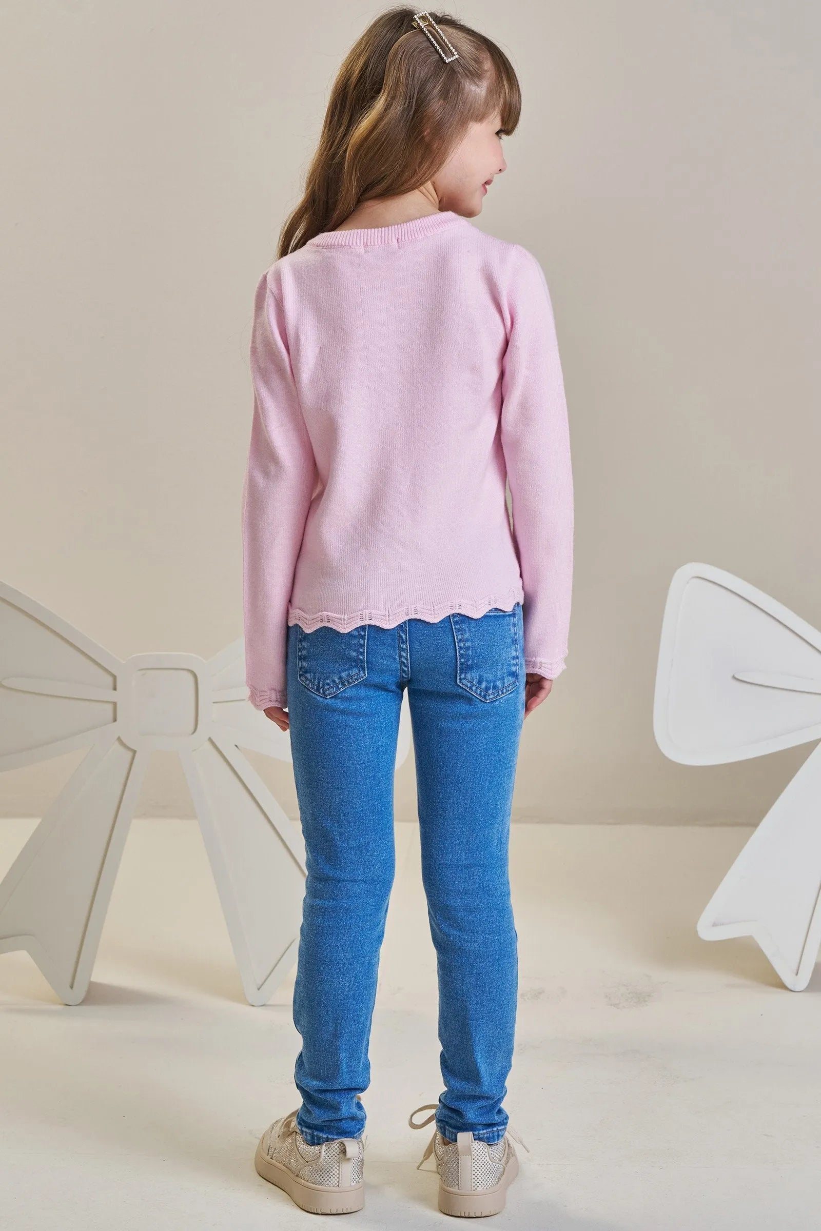 Blusa em Tricot Prime 94099 Infanti Infantil Menina