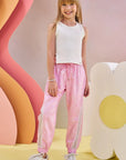Blusa Regata Cropped em Ribana Fancy 82837 Infanti Infantil Menina