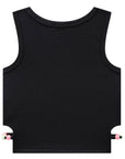 Blusa Regata Cropped em Ribana Fancy 82837 Infanti Infantil Menina