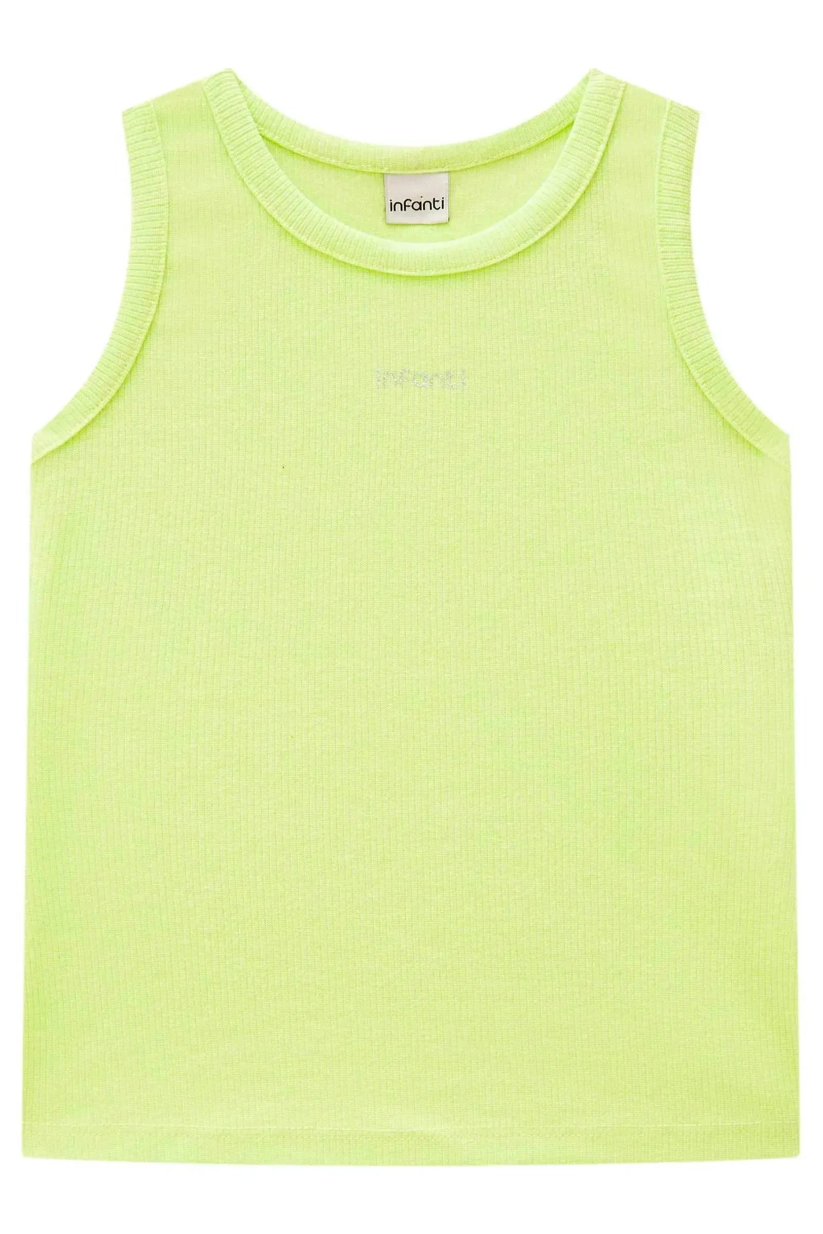 Blusa Regata em Canelado Liz 86603 Infanti Infantil Menina