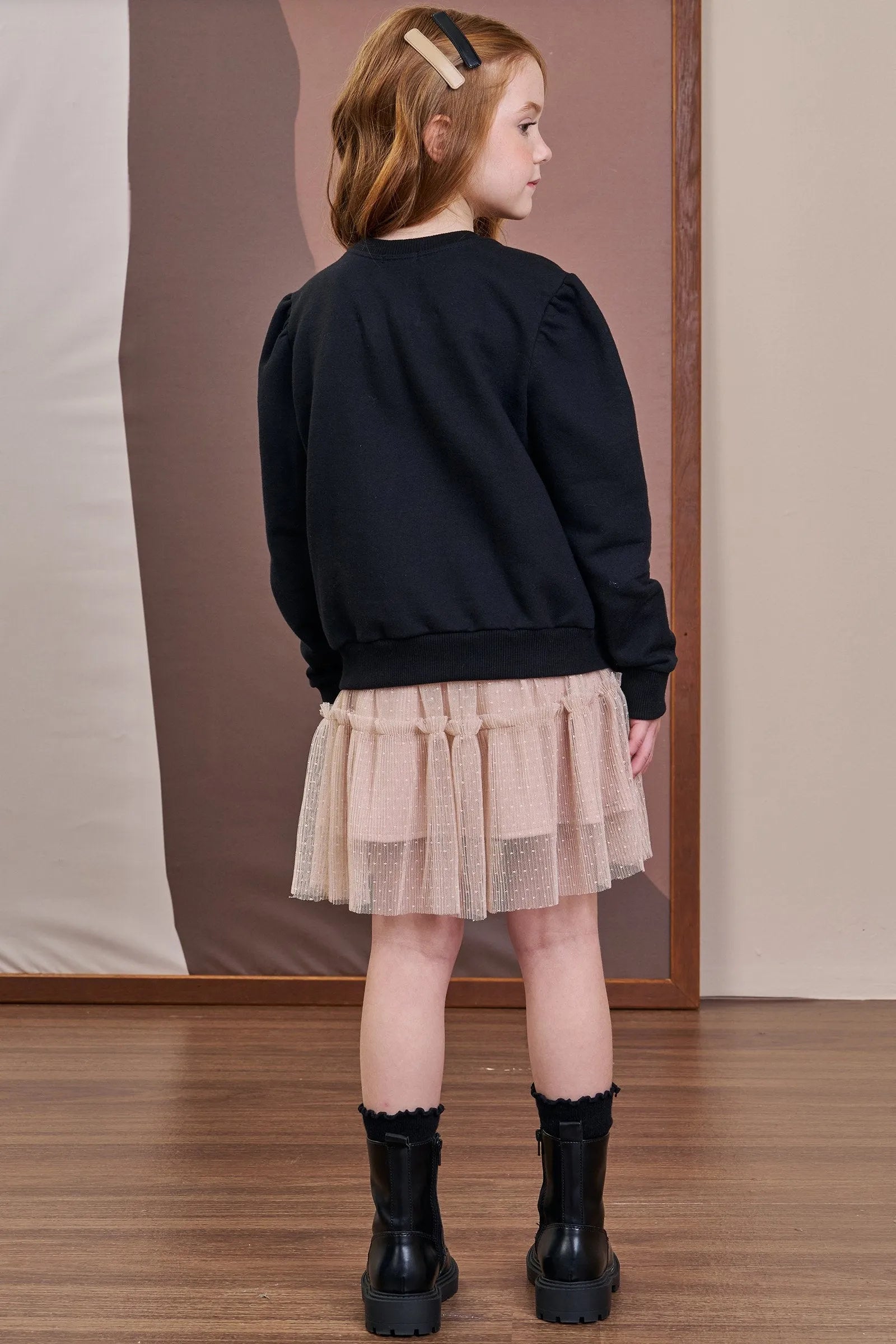 Blusão em Moletom com Pelúcia 92173 Infanti Infantil Menina