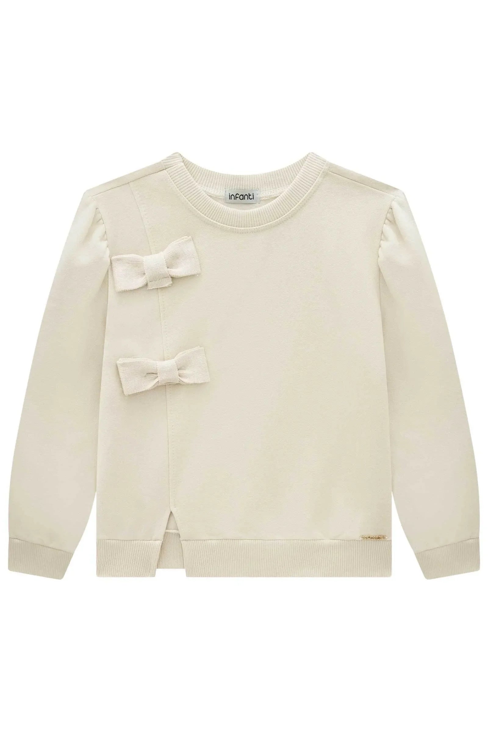 Blusão em Moletom com Pelúcia 92173 Infanti Infantil Menina