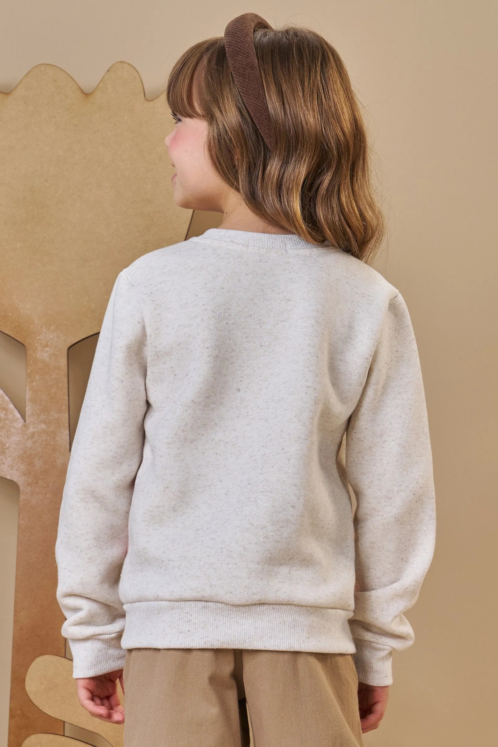 Blusão em Moletom Linho 3 Cabos com Pelúcia 89418 Infanti Infantil Menina