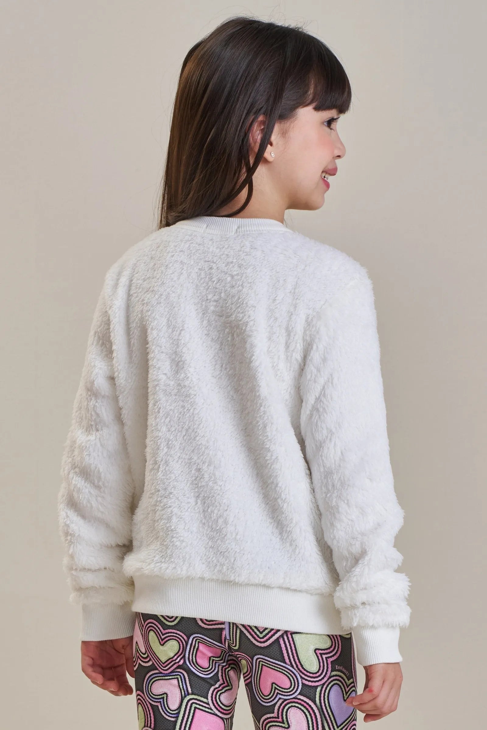 Blusão em Pelo Carneirinho 91818 Infanti Infantil Menina