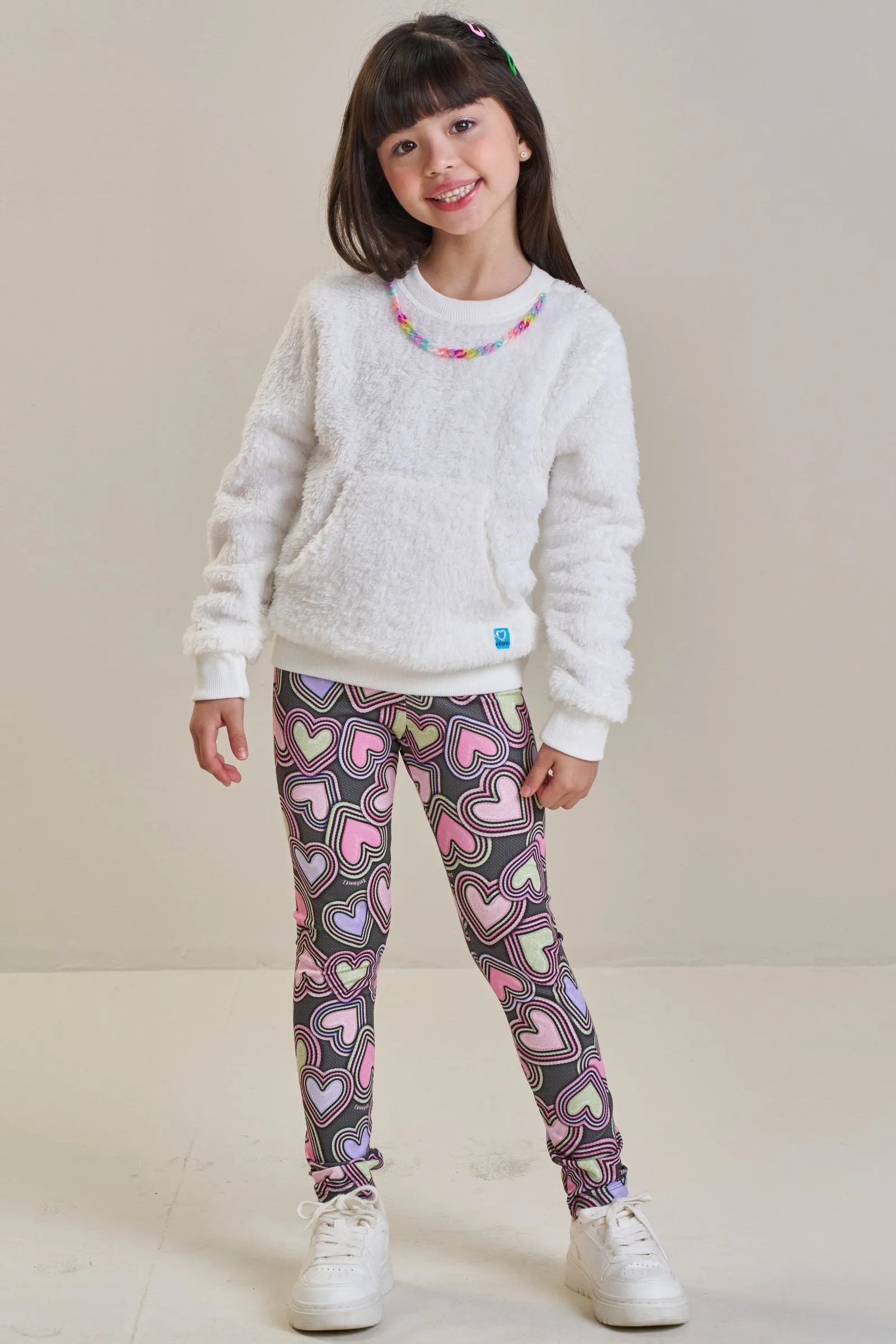 Blusão em Pelo Carneirinho 91818 Infanti Infantil Menina