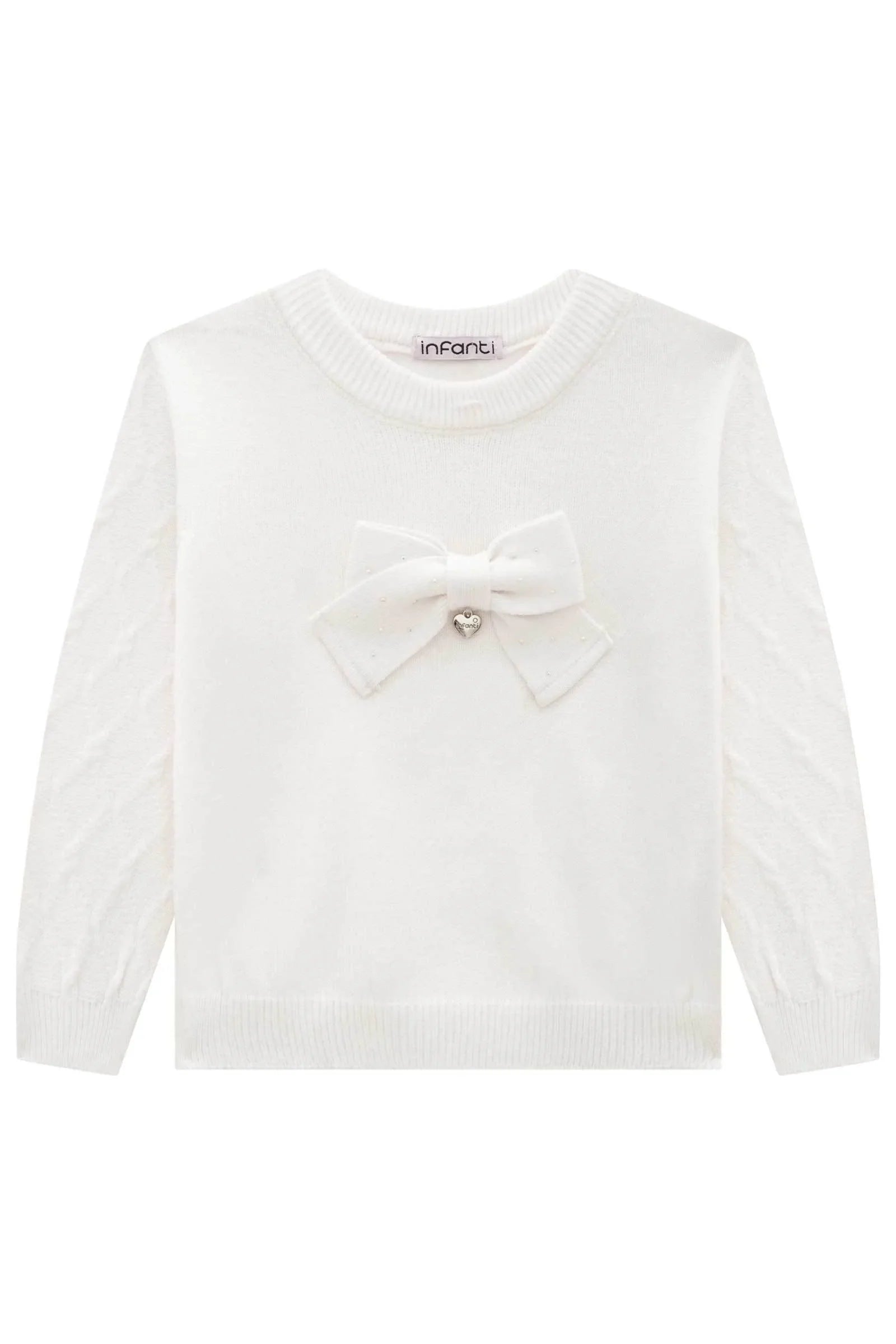 Blusão em Tricot 87535 Infanti Bebê Menina