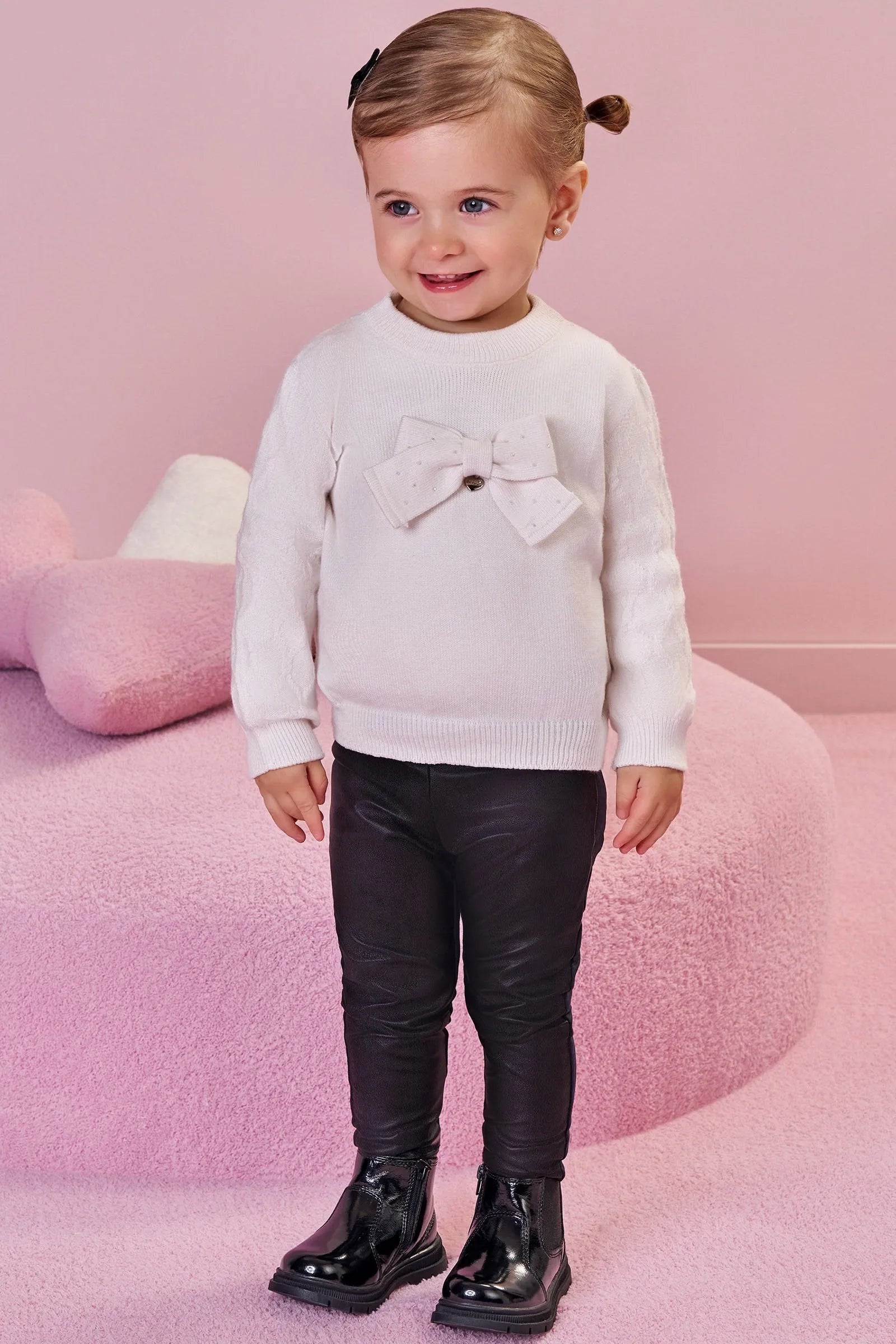 Blusão em Tricot 87535 Infanti Bebê Menina