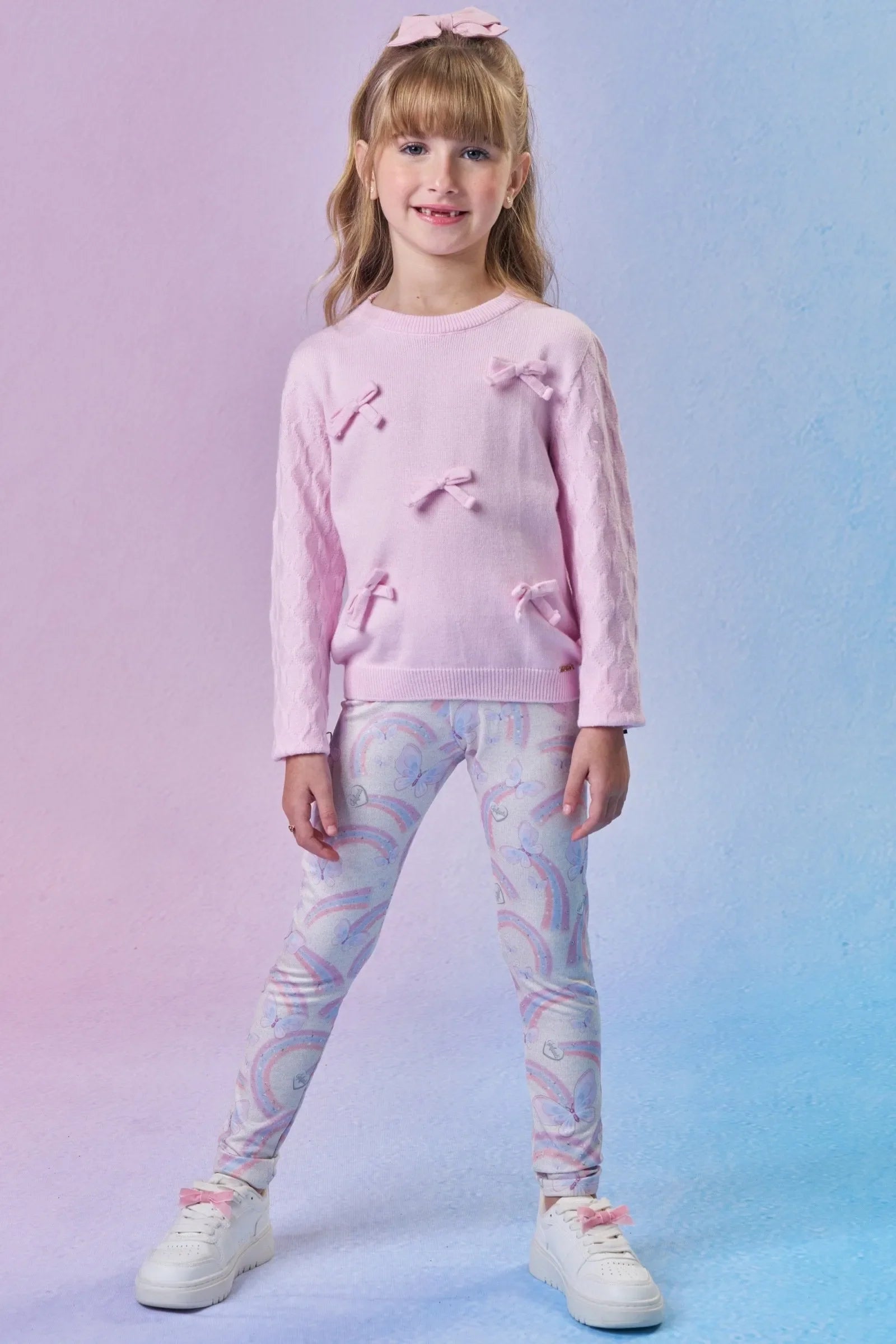 Blusão em Tricot Prime 87687 Infanti Infantil Menina