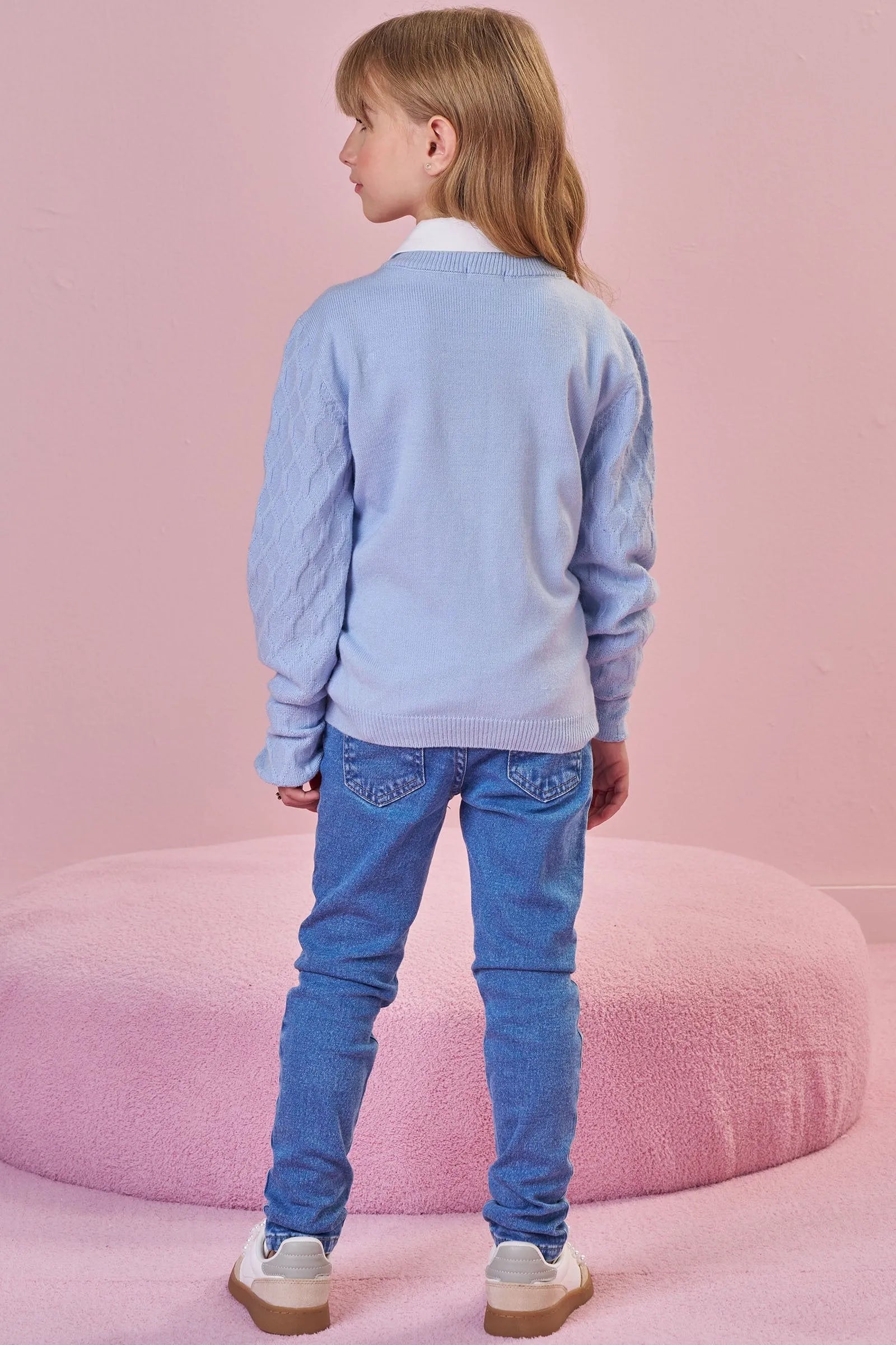 Blusão em Tricot Prime 94036 Infanti Infantil Menina