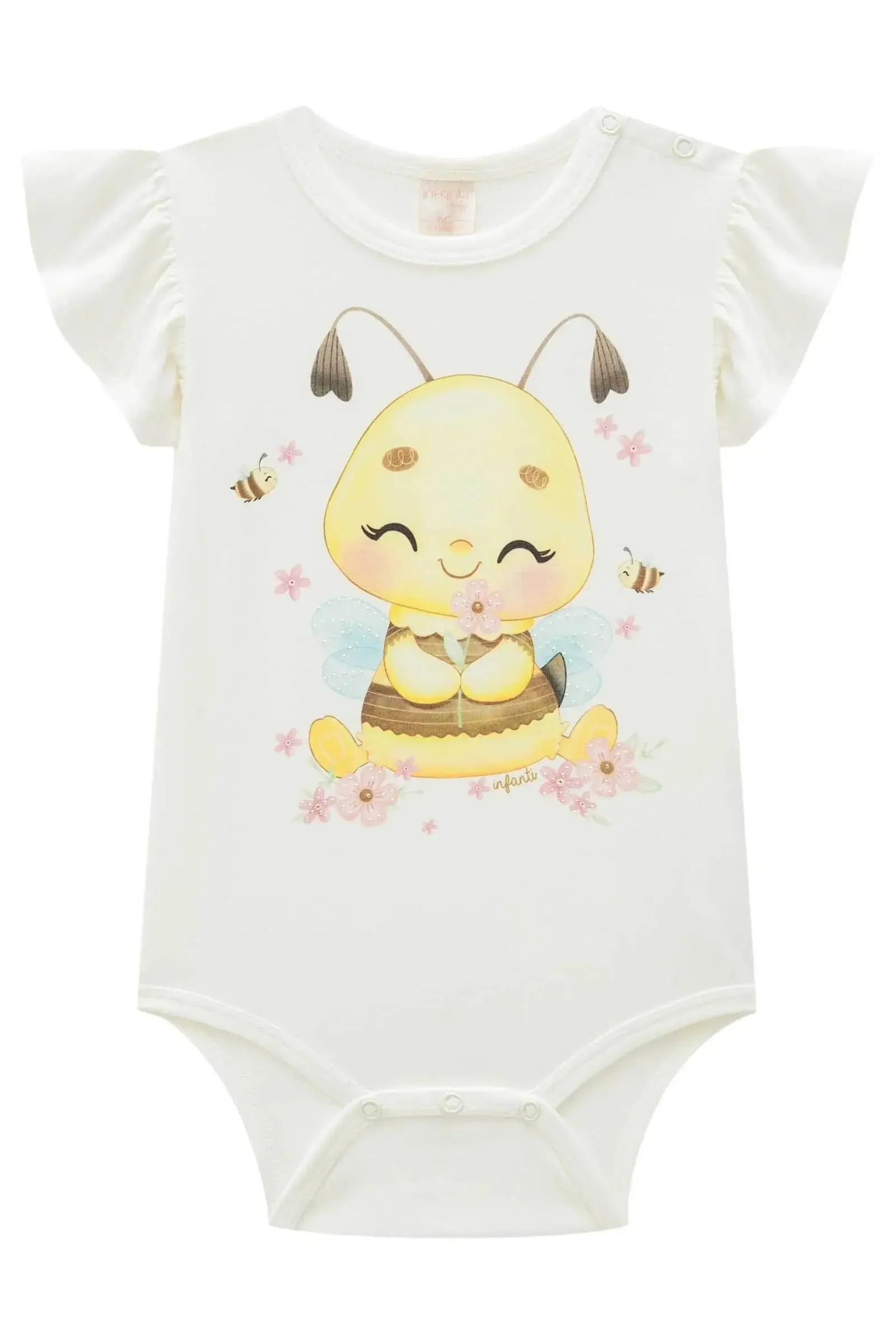 Body em Cotton 83426 Infanti Bebê Menina