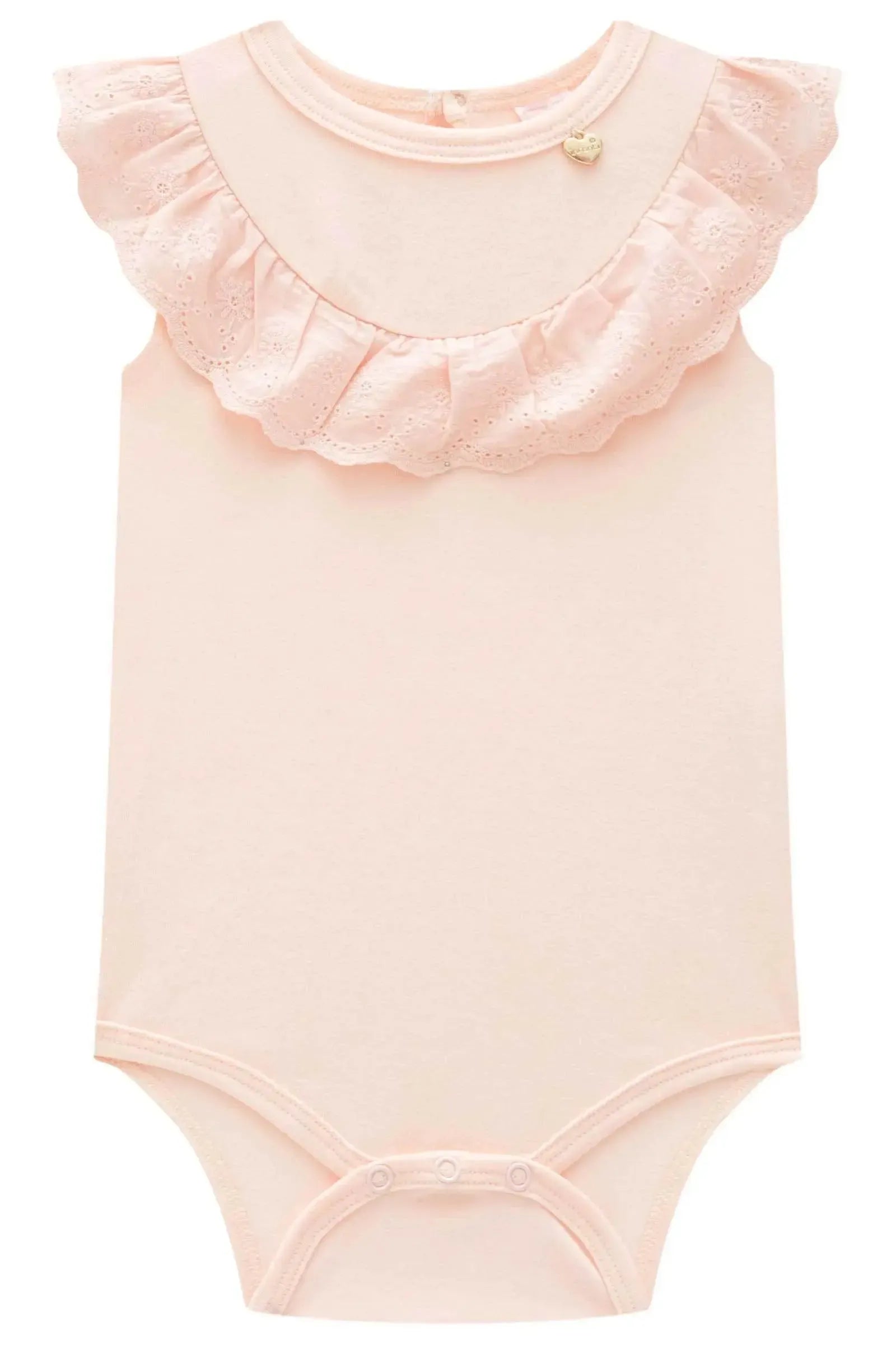 Body em Cotton 94931 Infanti Bebê Menina