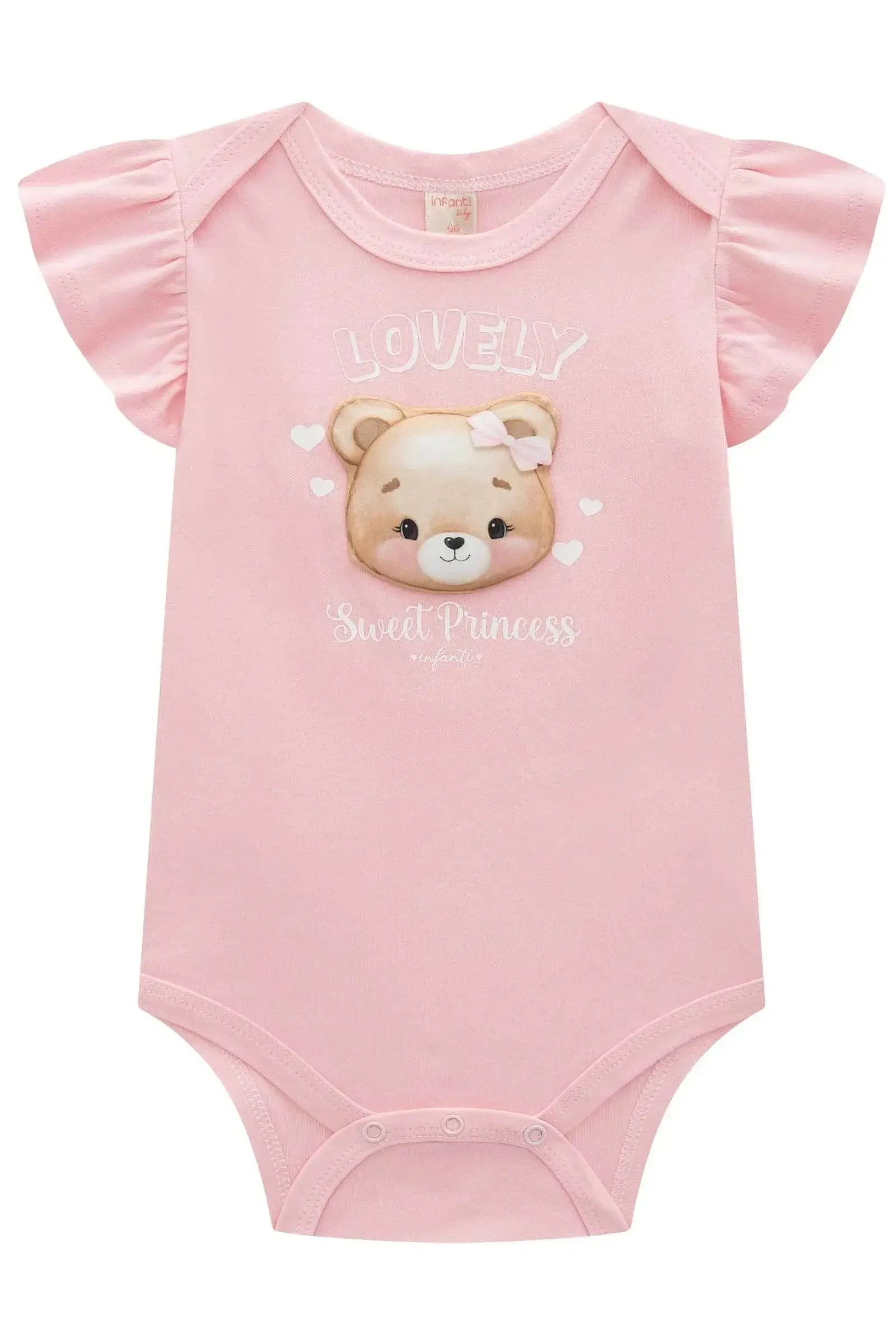 Body em Suedine 94933 Infanti Bebê Menina