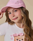 Boné em Nylon 94685 Infanti Infantil Menina