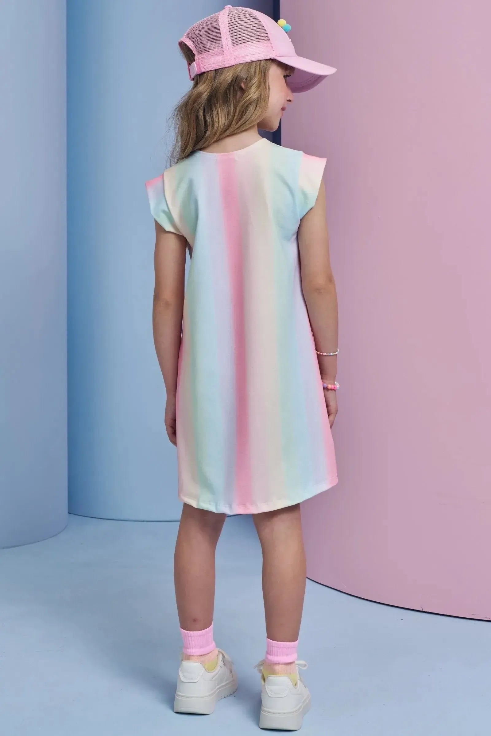 Boné em Nylon e Tela 94681 Infanti Infantil Menina