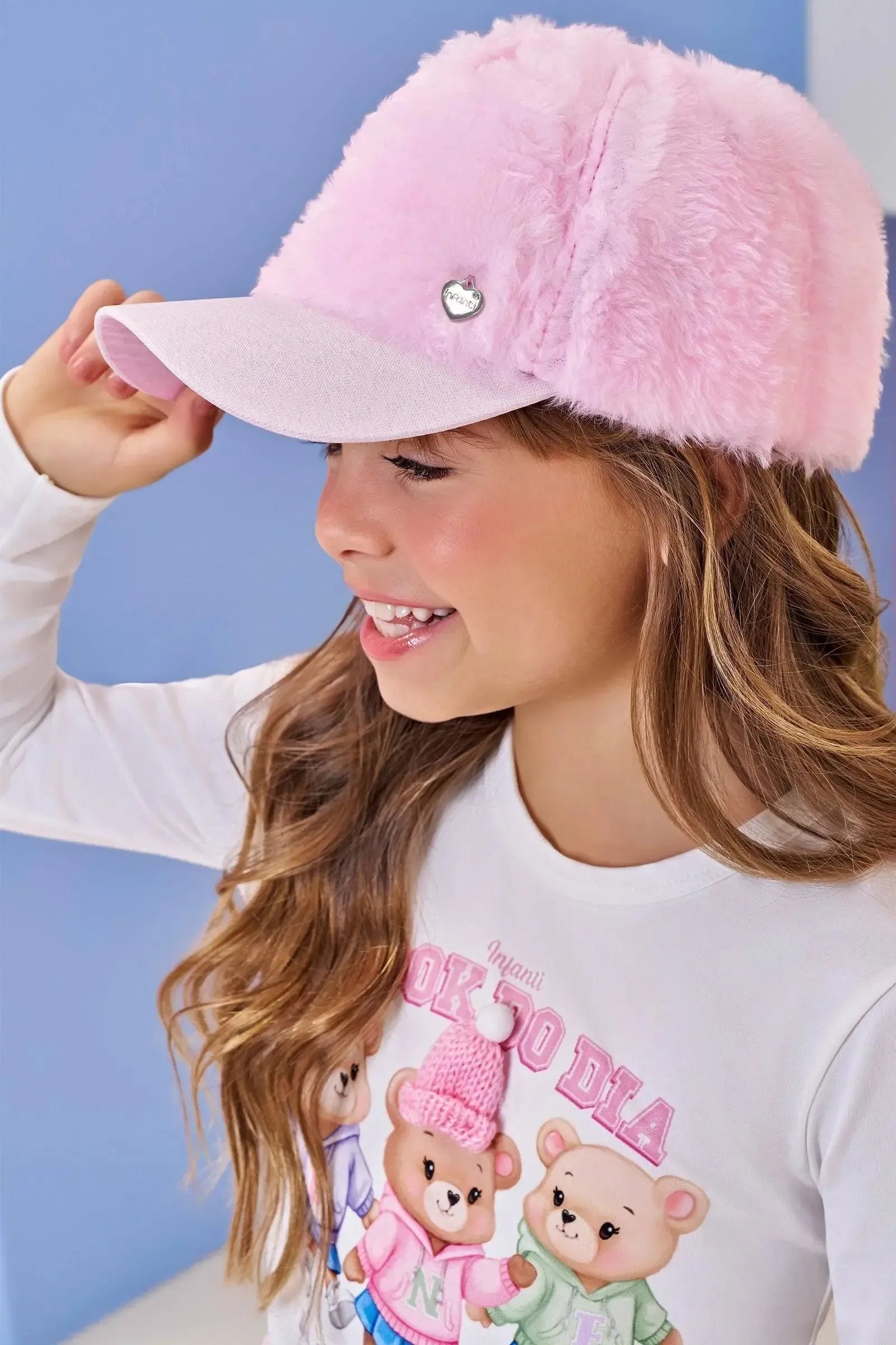 Boné em Pelo 87360 Infanti Infantil Menina