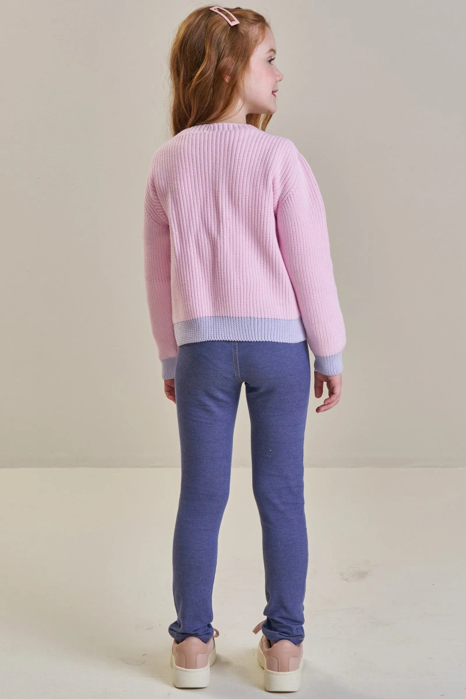 Calça Jegging em Malha Denim 89479 Infanti Infantil Menina