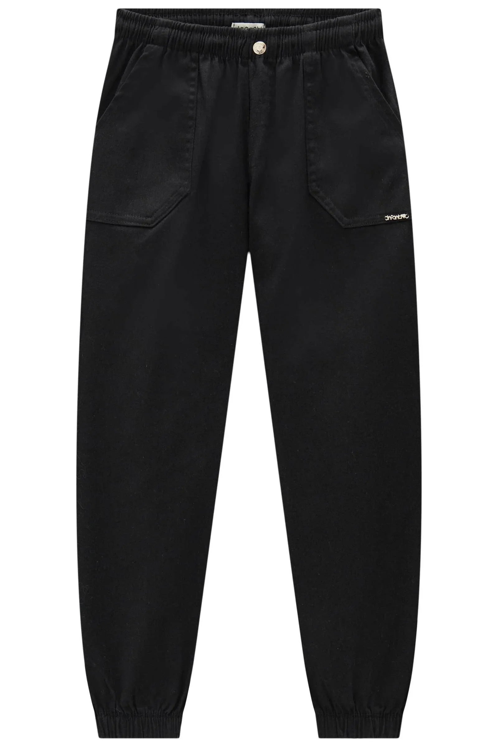 Calça Jogger em Sarja com Elastano 94024 Infanti Infantil Menina