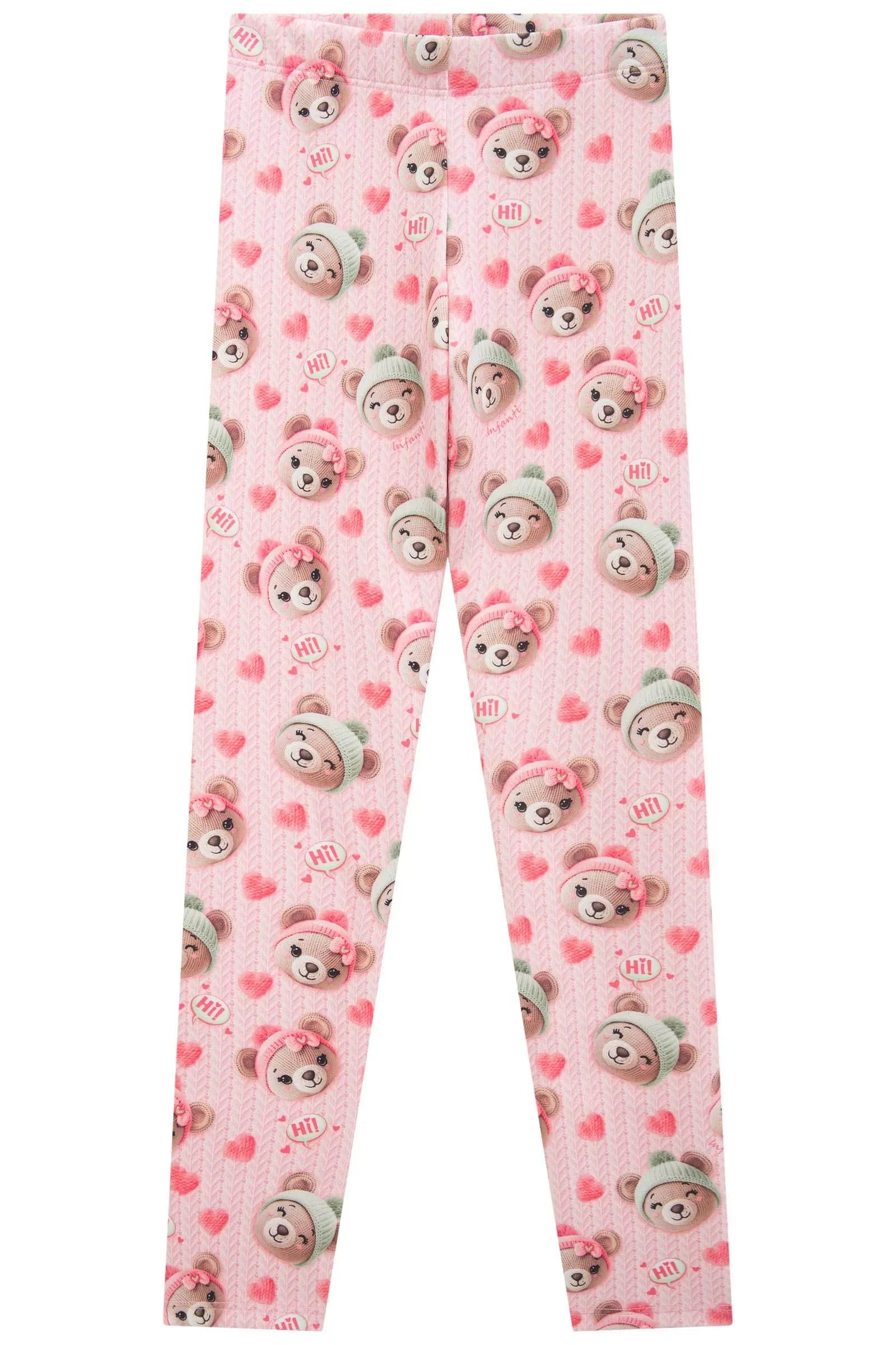 Calça Legging em Fly Tech 89461 Infanti Infantil Menina